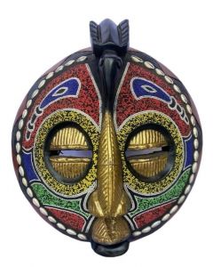 Masque oiseaux rond ashanti